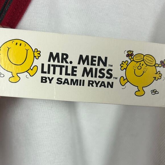 Mr. Men Little Miss Sunshine White Cropped Tee size XL NWT - Picture 4 of 8